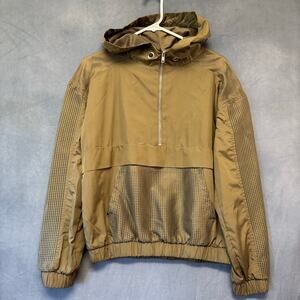 Forever 21 Military Hooded Windbreaker Lightweight Athleisure Streetwear Anorak
